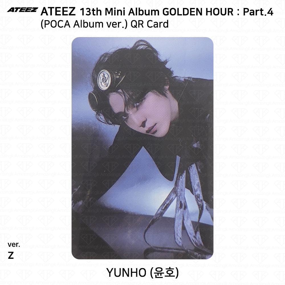ATEEZ 13. Mini-Album Golden Hour Teil 4 POCA Album Version. Fotokarte