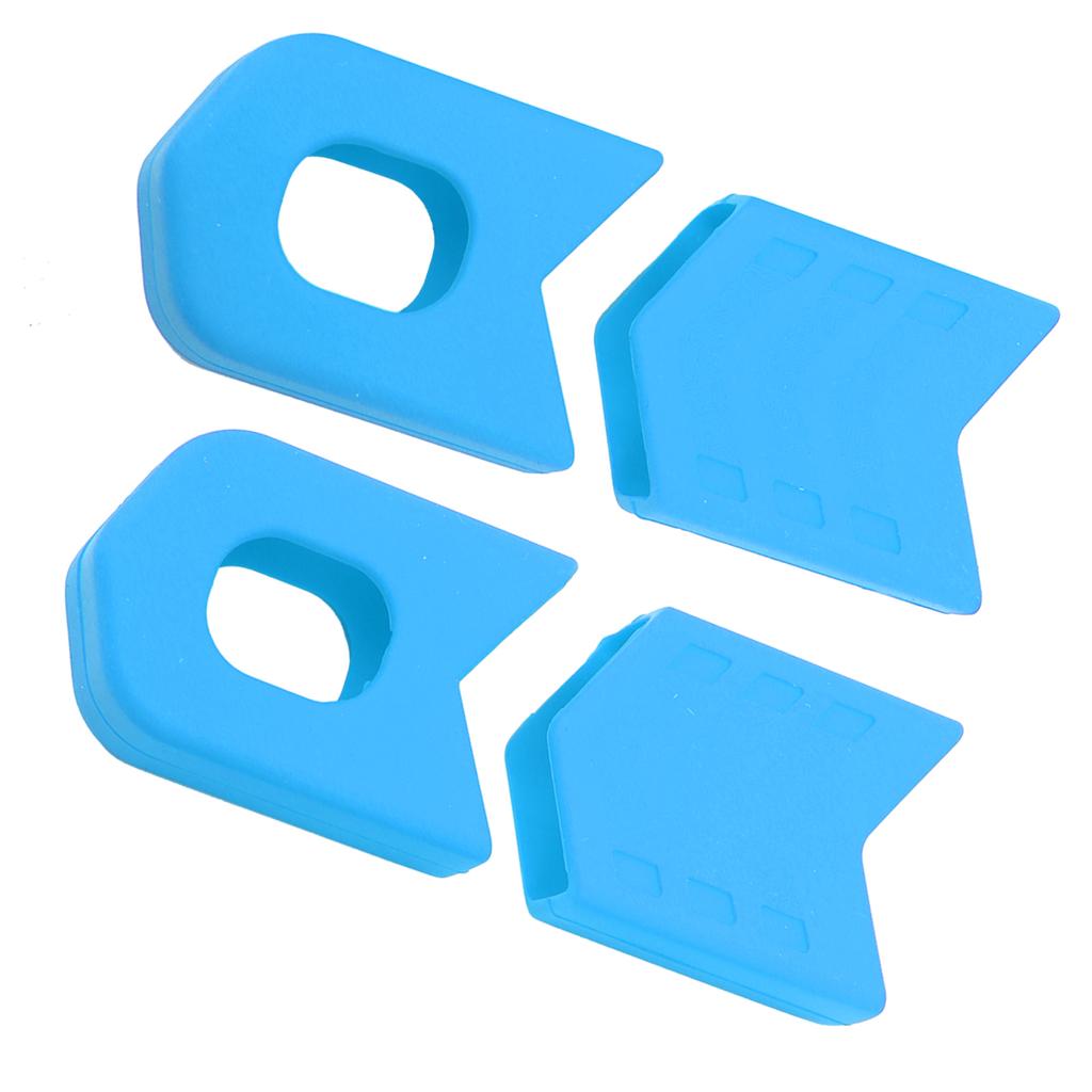 4 szt. Osłona ramienia korby roweru MTB Szosowego Nakładka na korbowód Osłona Silikonowe osłony korby Niebieski