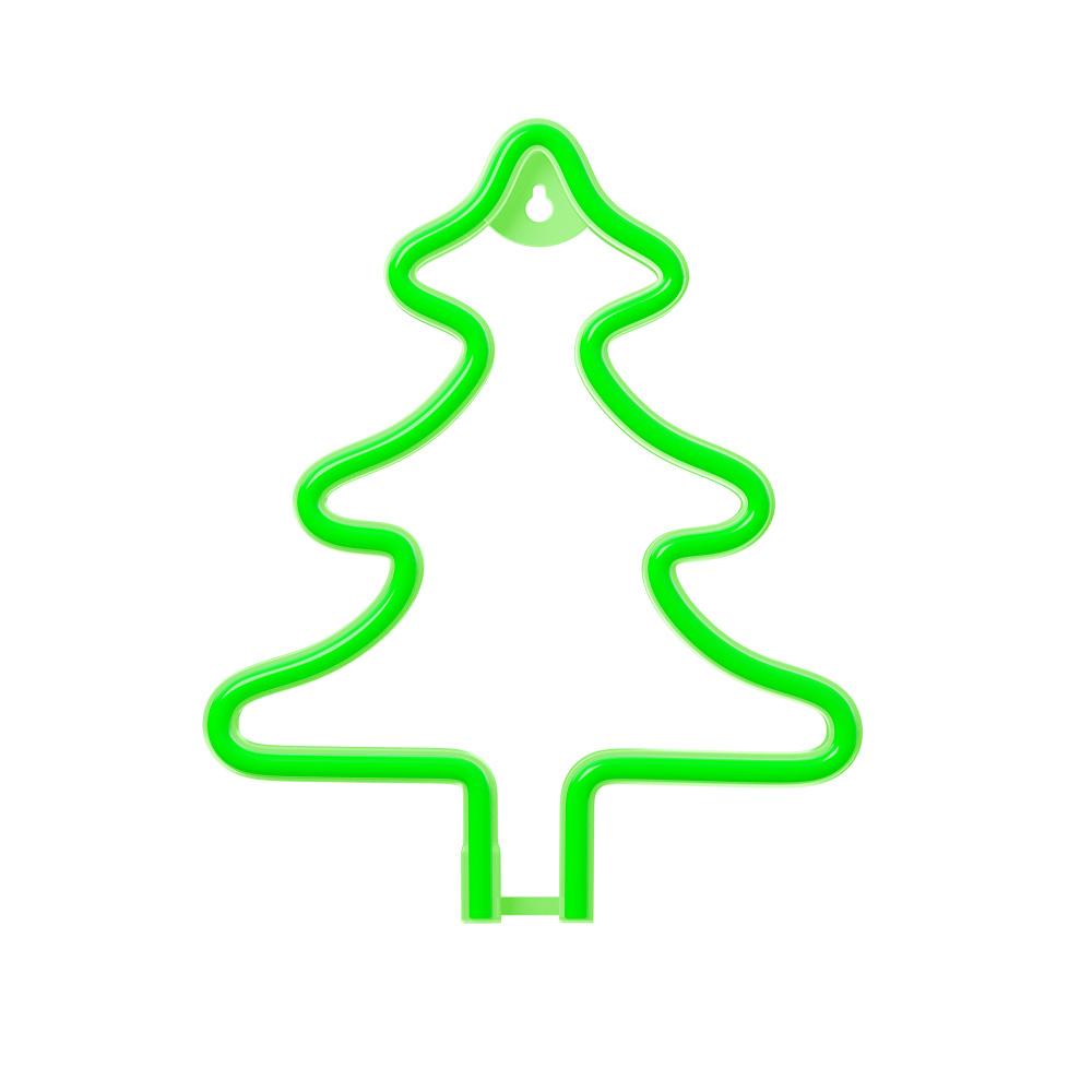 Neon LED Weihnachtsbaum Choinka Grün Flne16 Forever Light 190 × 20 × 250 mm grün