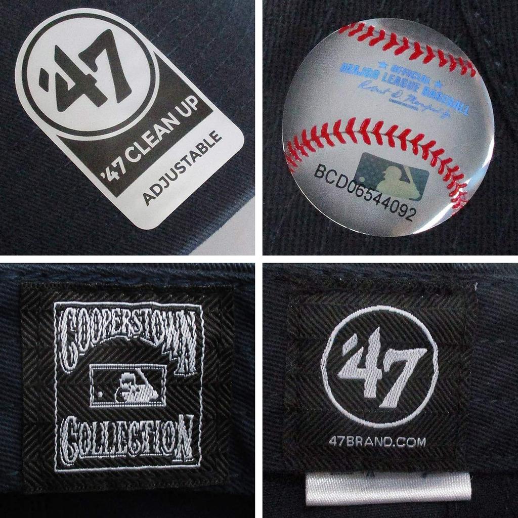 Forty Seven Brand Clean Up Baseball for and '47 Cap, RGW05GWSNL-NYA11, Navy, Cubs, Men's Women's