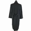 La Noche 100% Cashmere Long Coat Outerwear Maxi Length/Women’s M/9/Black/Side Pockets(USED)