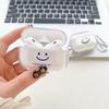 Applicable AirPodsPro1 earphone cover Apple 11th generation cartoon smiley face transparent soft case l Bluetooth earphone cover