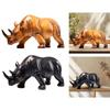 Rhinoceros Sculpture Decorative Modern Accessories Rhinoceros Statue Home Decor for Cabinet Tabletop Living Room Office Hotel