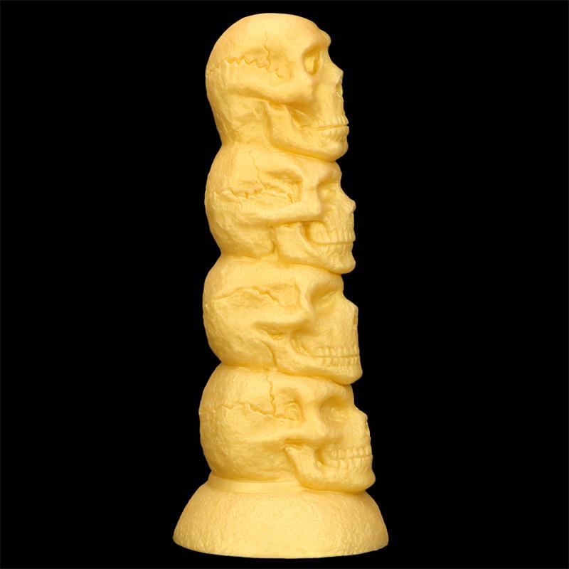 Skull Oversized Silicone Anal Plugs Dildos Alien Anal Plugs Alternative Anal Dilators Huge Masturbators