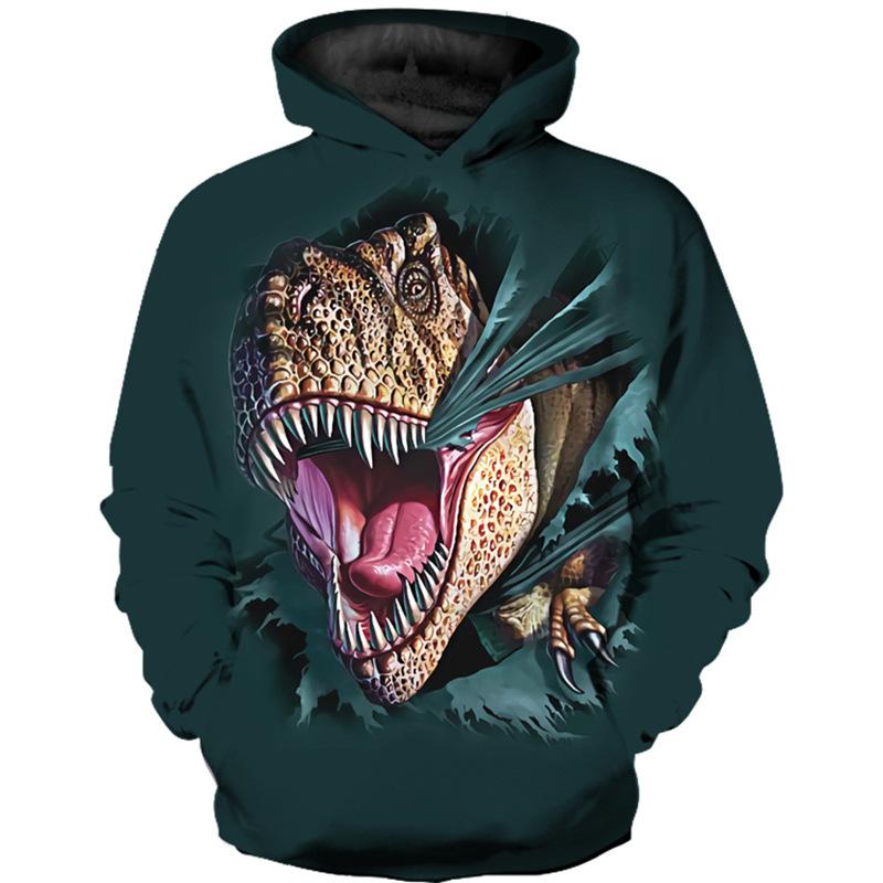 

3D Print Hoodies Dinosaur Sweatshirts Boys Girls Hooded Pullovers Children Casual Fashion Sweatshirts Kids Long Sleeve Tracksui 100
