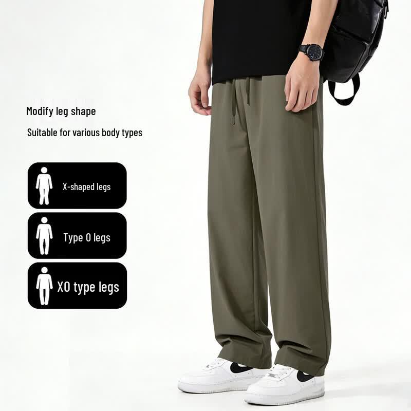 Jeanswest Life Men's 2026 Summer Quick-Dry Straight-Leg Casual Pants