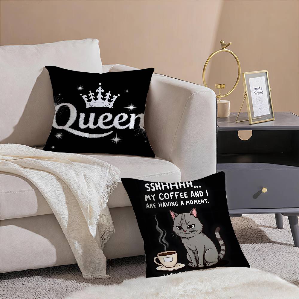 Street Trendy Toys Millennial Style Pillow Case Comfort Sofa Bed Silky Elegant Invisible Zipper Decorative Cushion Cover