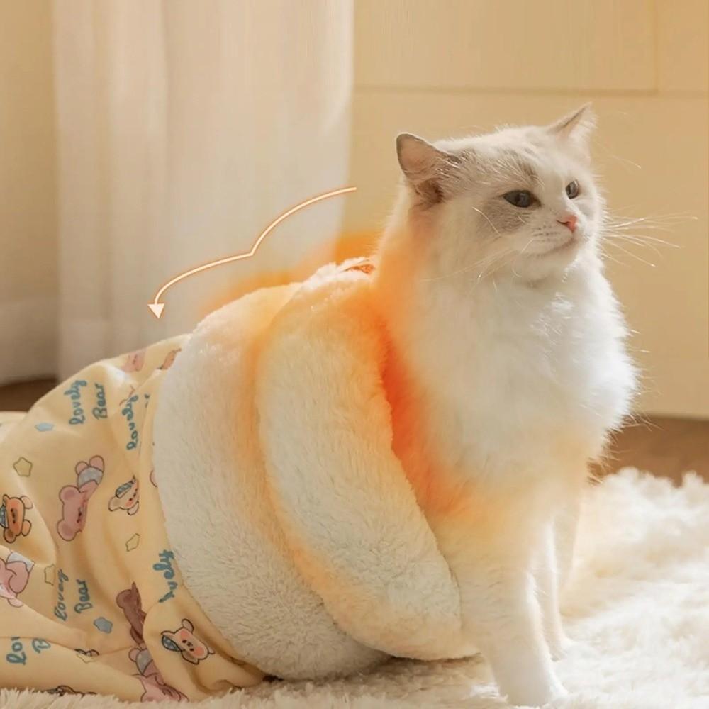 Warmes Haustier Kuschelhöhle Verdickte Haustier Tasche Steppdecke Bett Haustierhaus Katze Schlafsack Reise
