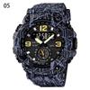 Cool Outdoor Shockproof Plastic Men's Watch Large Dial Sports Pin Buckle Digital Display Synchronous Machine Electronic Watch