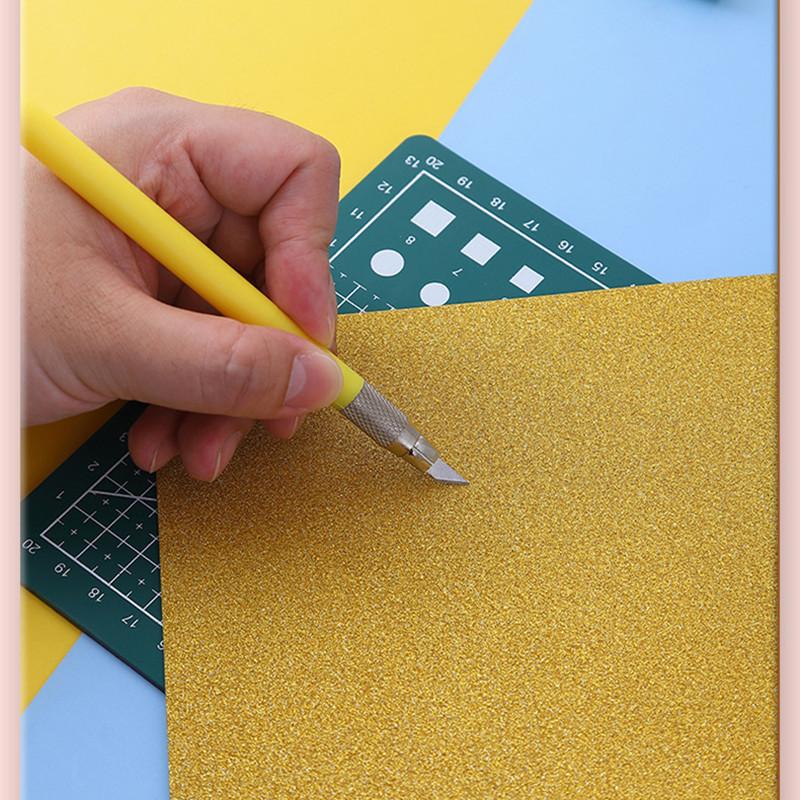 1Pc A5 Self Healing PVC Cutting Mat Workbench Patchwork Cut Pad Sewing Manua Knife Engraving Leather Cutting Board Side Underlay