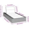 Sun Lounger with Floating Cushion Black Poly Rattan