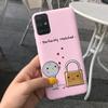 A51 A71 Case For Samsung Galaxy A51 4G Soft Touch Silicon Cover Shockproof Bumper Back Protector Bag for Samsung A 51 A 71 Coque
