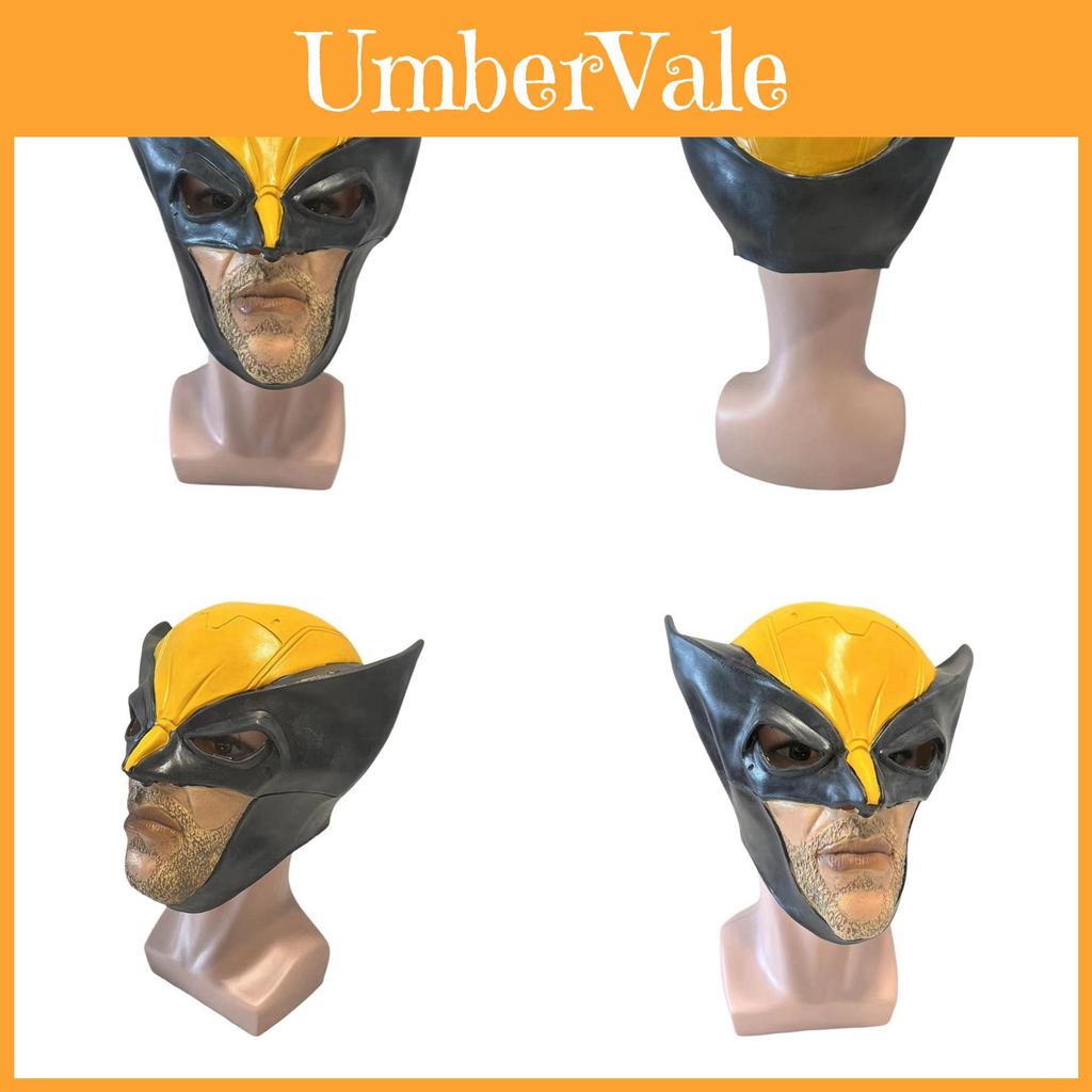 Marvel Maska Wolverina Halloween Cosplay Rekvizita Pryskyřice Polomechanické Umění Pro Fanoušky