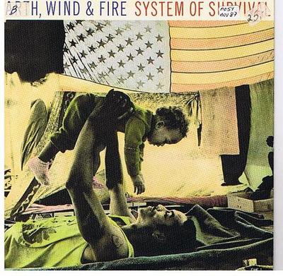 7-Zoll Schallplatte EARTH, WIND & FIRE - System Of Survival EWF1 CBS 1987 UK Soul/Funk Gebraucht