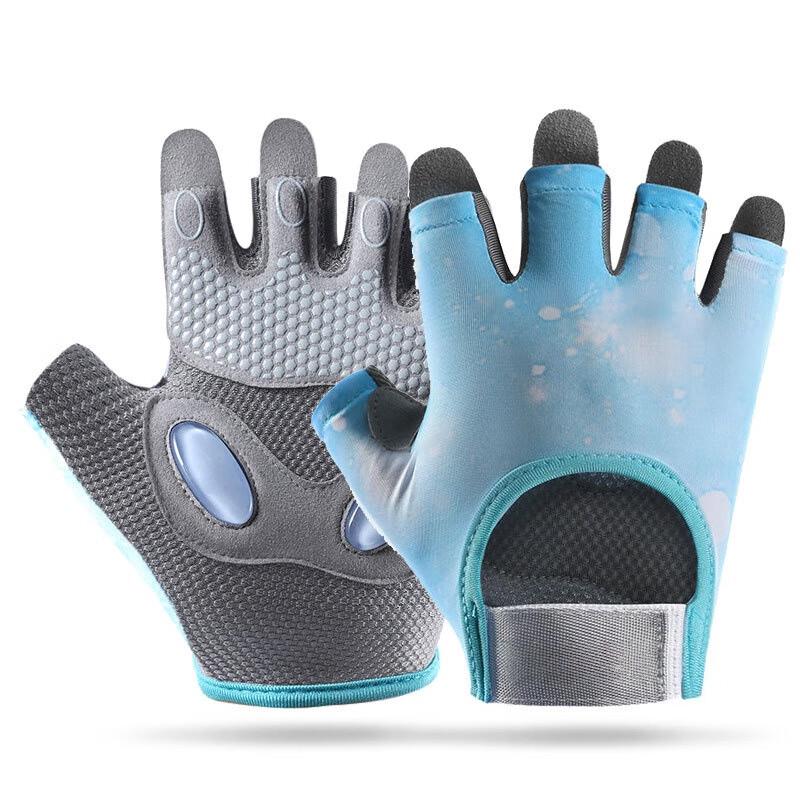IRONWOLF Men s Half-Finger Anti-Slip Liquid Silicone Fitness Gloves