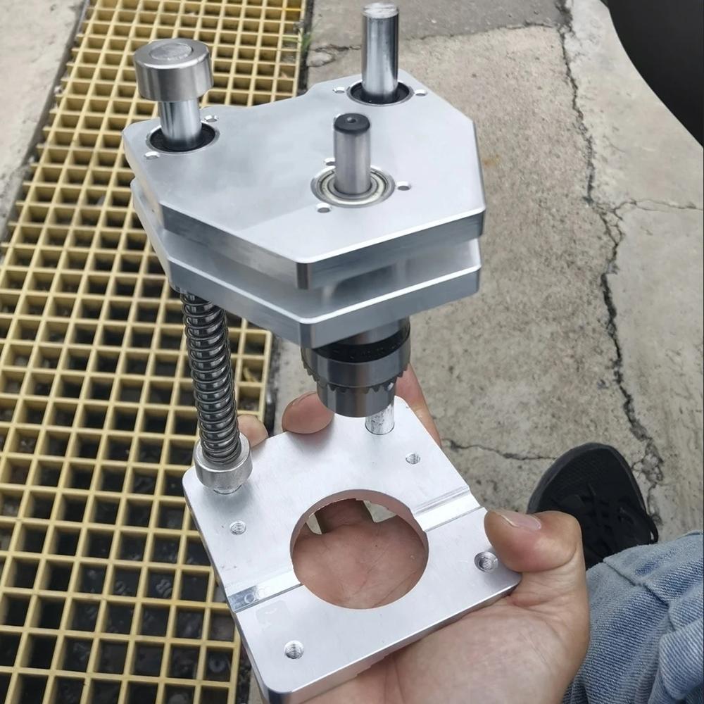 1Pc Precision Portable Drillling Guide Jig, Woodworking Adjustable Punch Locator or Straight Hole Drilling Template Tool