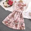 2023 sommer kinder Gedruckt Prinzessin Rock Mädchen Kleid