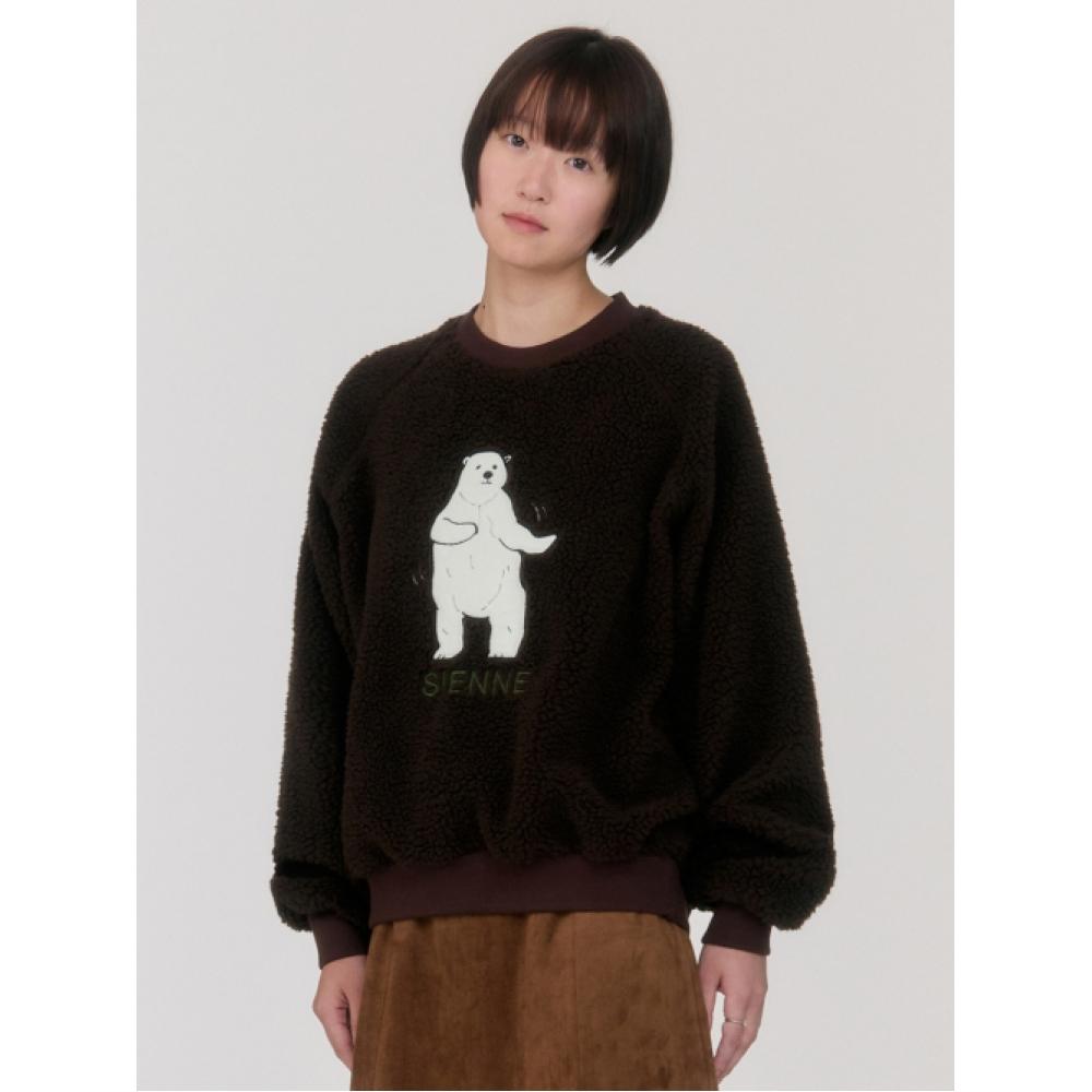 

Толстовка Sienne Dancing Bear коричневая FREE