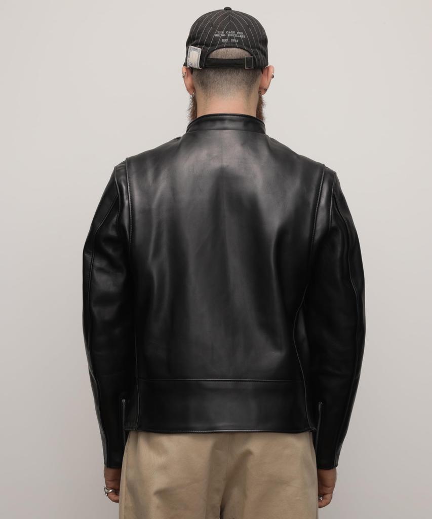 Schott 641XX STAND RIDERS Single Size 42 60's Rider's Jacket, Men's, 010, Black, 782-5950025