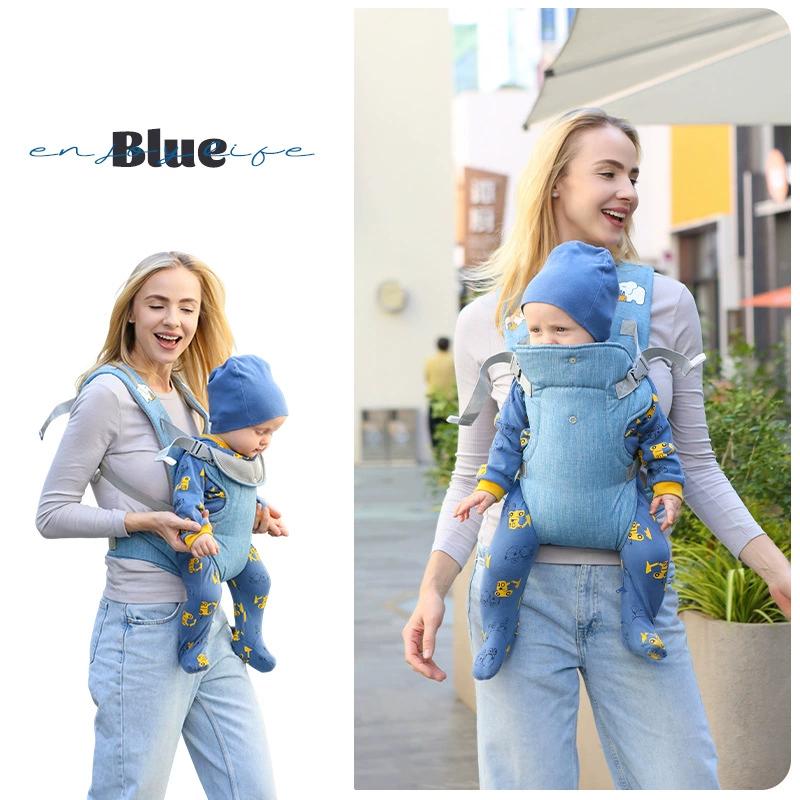4-in-1 Ergonomic Adjustable Baby Carrier for Newborns from 8 To 32 Lbs