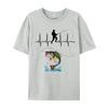 Clothing 2024 Newest Fisher Ekg Tshirts Pure Cotton Outdoor Tops Shirt for Men TShirt Group Printed TShirt