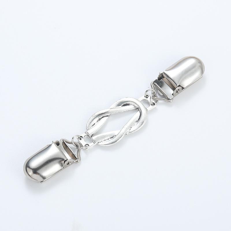 Vintage Diamond Scarf and Sweater Clip – Retro Alloy Brooch for Women