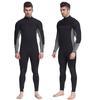 3mm Full Body Wetsuit With Horizontal Front Zip Diving Snorkeling Surfing Men Women Warm Water Sports Gear