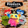 Fuggler Lustiges hässliches Monster Plüsch Schlüsselanhänger 12CM Niedliche Stoffpuppen Kawaii Geschenke für Kinder