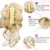Multi-Color Long Tassel Hair Tie Clip with Fluffy Silk Flower Bud - Celebrity Style