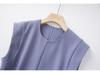 Elegant French Noblewoman Crescent Sleeve Waist-Cinched Mid-Length Dress for Women