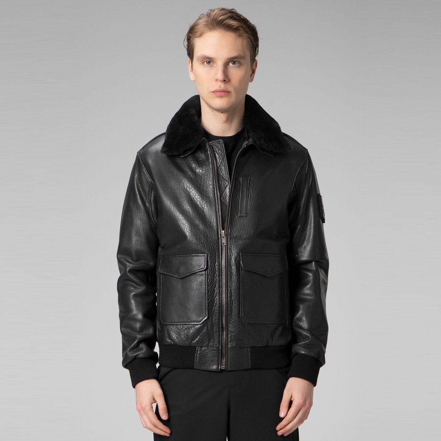 

Dericlub Man Пальто из 100% натуральной кожи XS чёрный