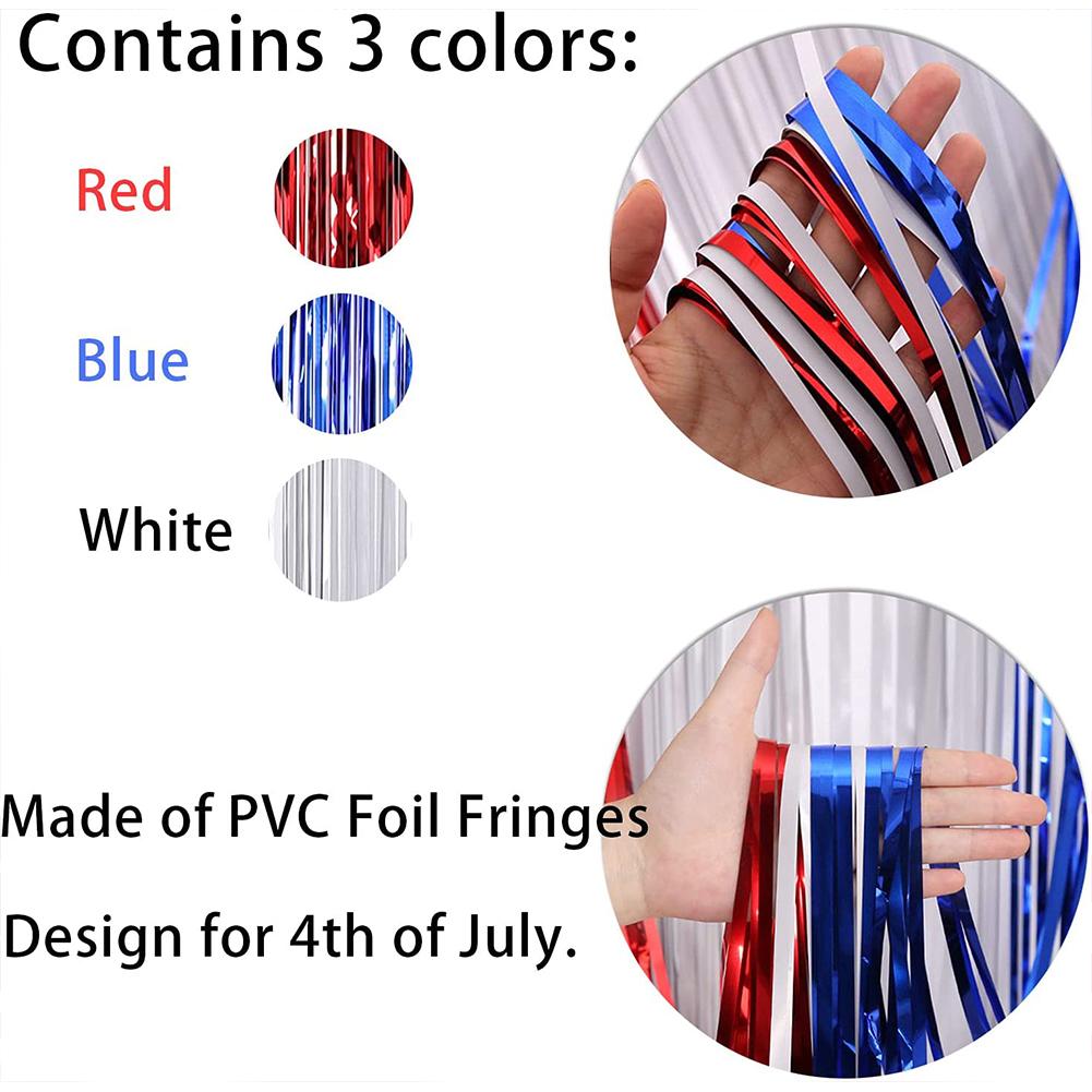 Rain Tinsel Foil Curtain Festive Birthday Party Favors Wedding Decoration Party Supplies
