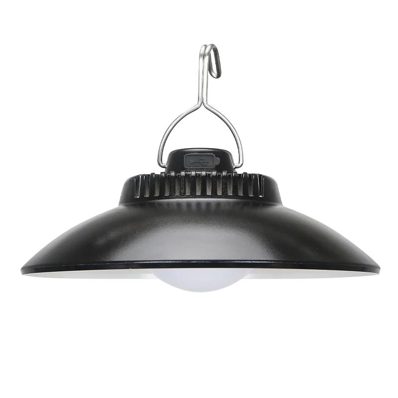 Outdoor Camping Ambient Lantern Two-speed Dimming TYPE-C Fast Charging Soft Light With Metal Hooks Portable Tent Emergent Lamp