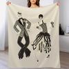 Ert - Charleston Couple Throw Blanket Spring Fall Cozy Throw Blanket for Couch