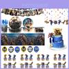Novidade Chegada Suprimentos para Festa Temática Transformers Decore Sua Festa Com Pratos de Plástico Guardanapos de Papel E Toalha de Mesa