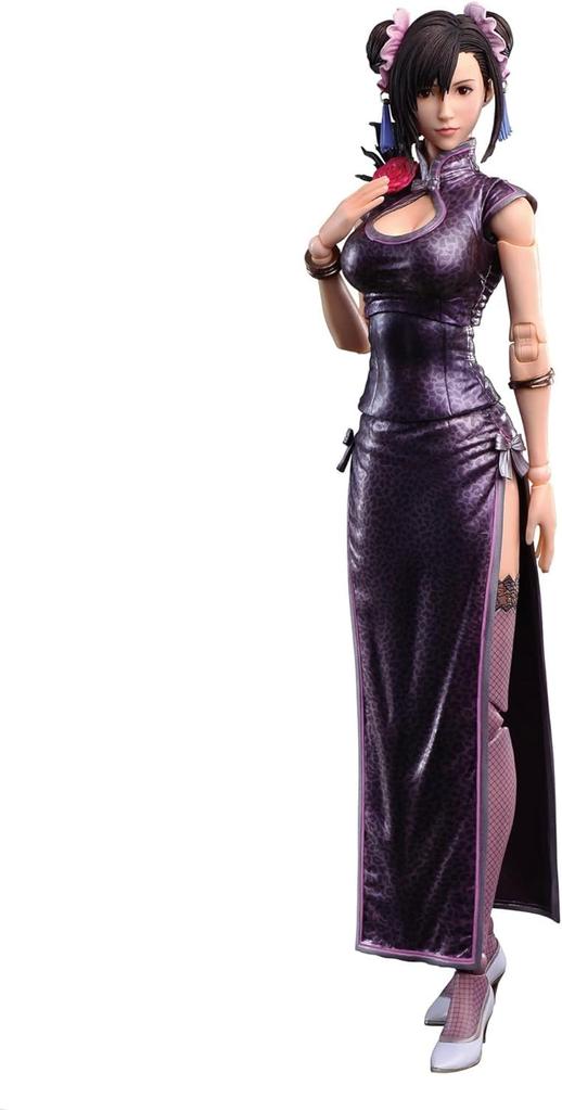Final Fantasy VII Remake PLAY ARTS Kai Tifa Lockhart Fighter Dress PVC malovaná pohyblivá figurka ver.