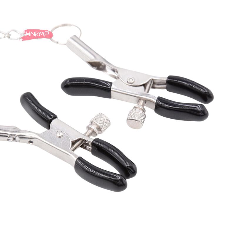Multicolored Metal Chain Nipple Clips with Clitoris Breast Massage Clamps Adult Teasing And Flirting Erotic Sex Toys for Couples