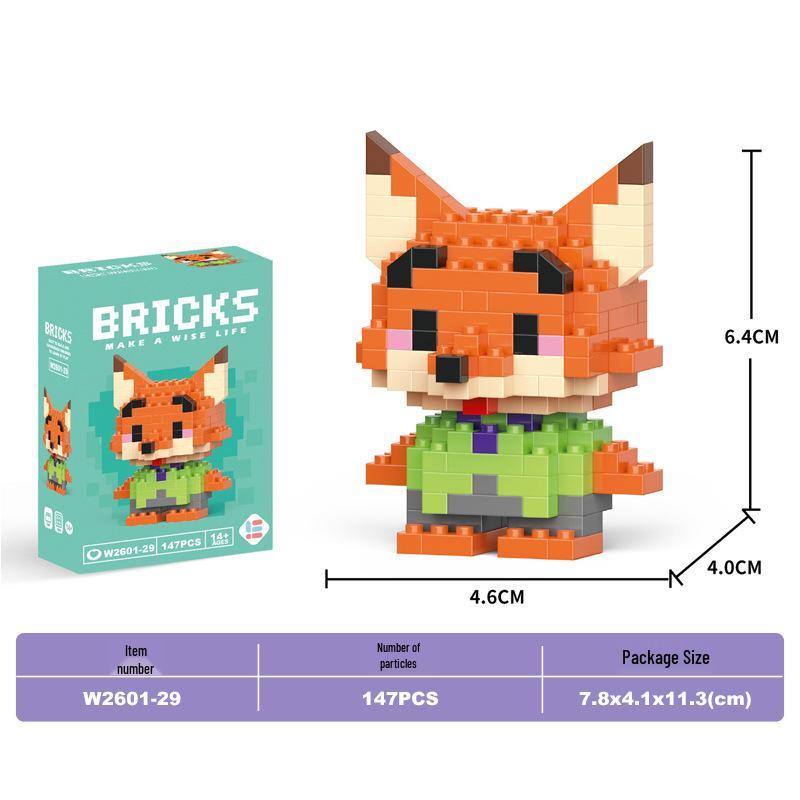 Santa Claus Micro Bricks Educational Toy - Compatible with LEGO, Building Blocks for Kids