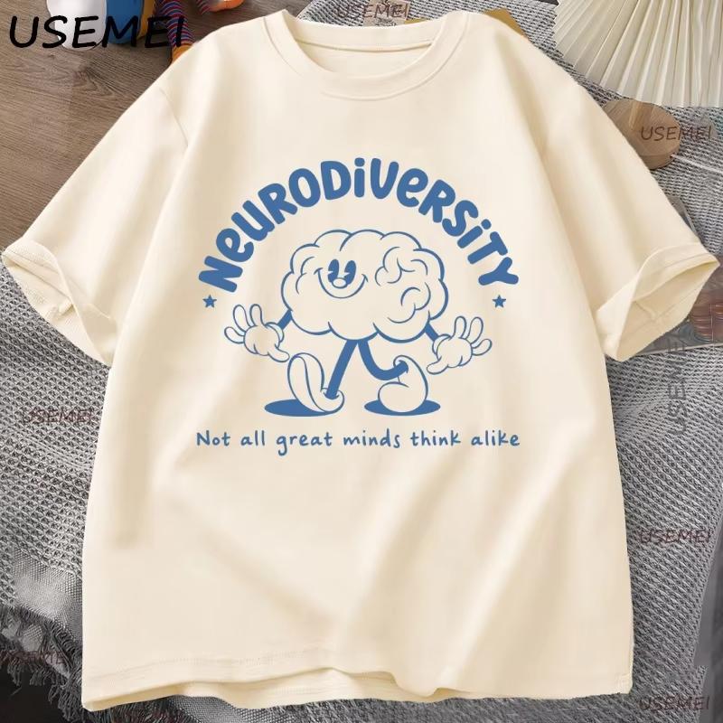 Футболка для аутистов Мужская Женская Футболка для Специального Образования Футболка для Учителя Психического Здоровья Футболка для Специального Образования Мужская Женская Свободная Одежда Y2k 2XL