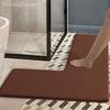 Xiaomi Solid color shower room L-shaped foot mat thickened flannel bathroom non-slip floor mat toilet absorbent mat door mat