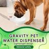 Pet Water Drinker Dogs Cats Drinking Dispenser Spill-Free Design Automatic Hydration Large Capacity Pet Parent-friendly Water Bowl