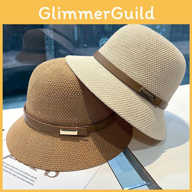 Summer Cotton Bucket Hat With Wide Brim For Sun Protection And Breathability