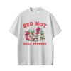 Funny Red Hot Silly Peppers Meme T Shirts Unisex Women Clothing Vintage Humor Rock Tshirt Unisexs Casual Cotton Oversized Tshirts