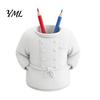 Small Stationery Holder for Students Chef Uniform Pen Holder, 3D Printed Novelty Organizer, Professional Kitchen Front Desk Decor Large Capacity