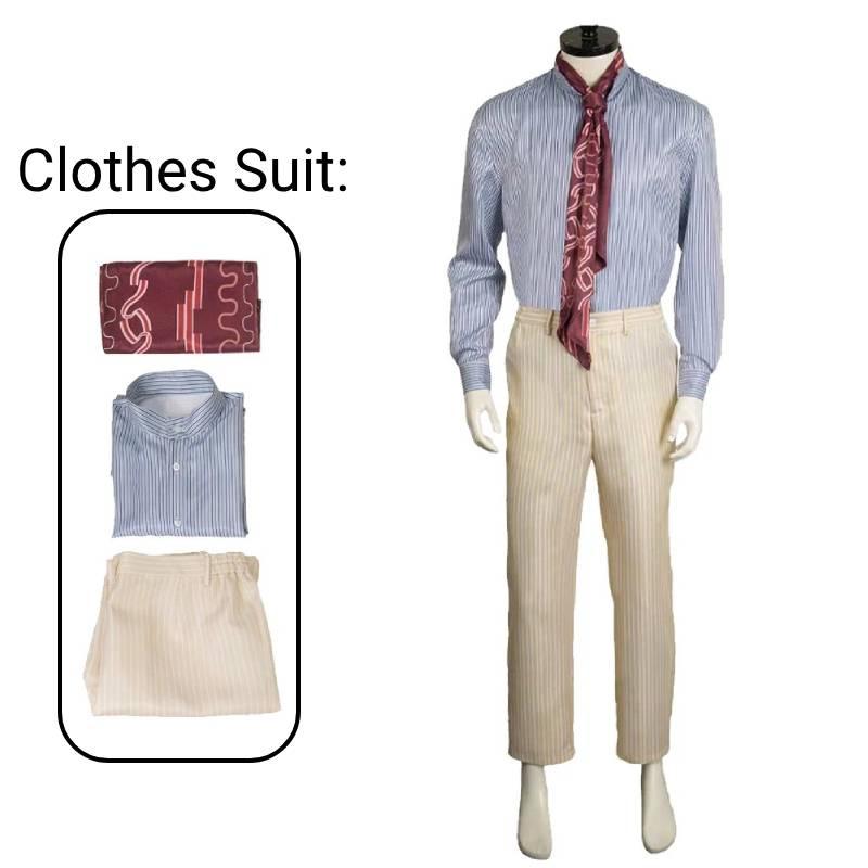 

Wonka Movie Shirt Set Cosplay Costume Party Festival Outfit Adult Kid Role Play 3XL