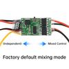Dual-way Bidirectional Motor Speed Controller 2S 3S ESC Brush Motor Governor for UAV DIY RC  Ship Tank Track Vehicle 6V-14V 5A
