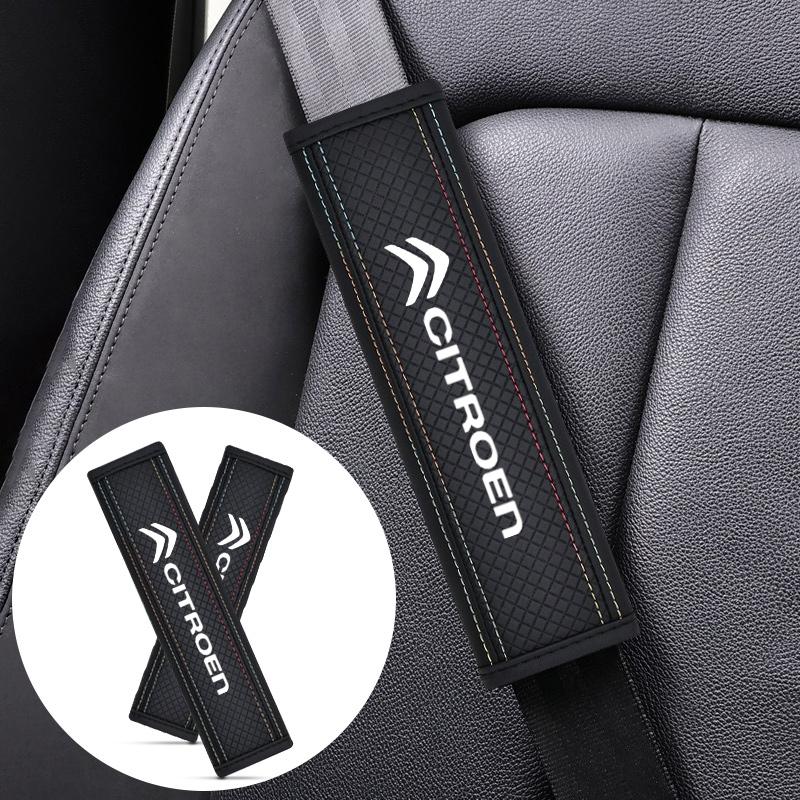 Car Safety Belt Shoulder Pad For Citroen C1 C2 C4 C5 C3 C4L C8 Berlingo Xsara Picasso crosser C-ELYSEE JUMPY NEMO Accessories aiu256