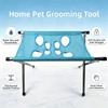 Folding Pet Grooming Hammock Anti-Scratch Quick Drying Dog Grooming Table Sturdy Detachable Pet Washing Station