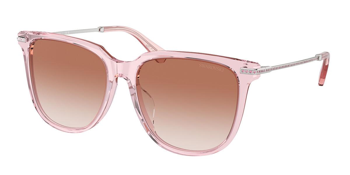 

Swarovski Sk6015d Asian Fit 300113 Женские солнцезащитные очки Transparent Pink/55