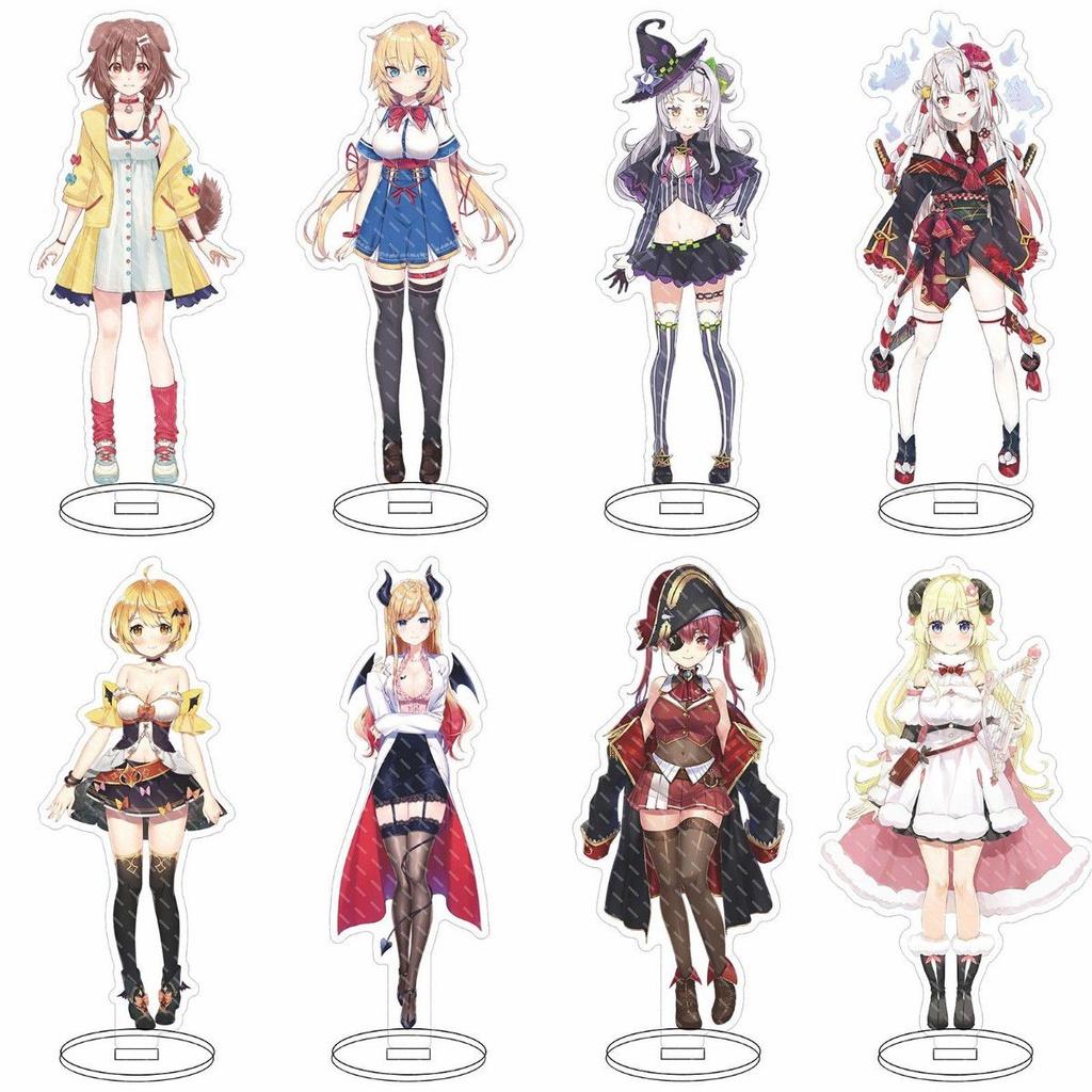 Hololive Vtuber Stand Figure Unique Acrylic Ornaments For Home Decor